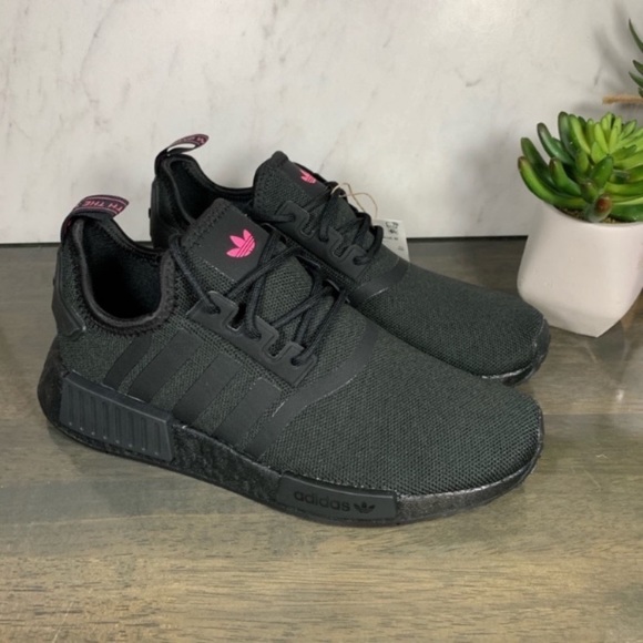 adidas NMD R1 Primeblue Black Solar Pink - Picture 7 of 9